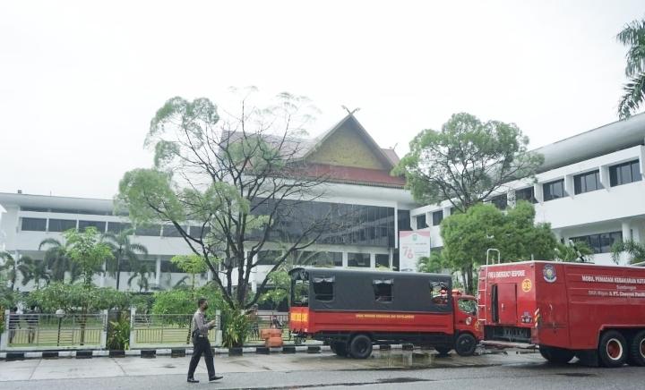 Kantor Bappeda Riau Sengaja Dibakar, Pelakunya yang Diduga Suami Pegawai Ditangkap