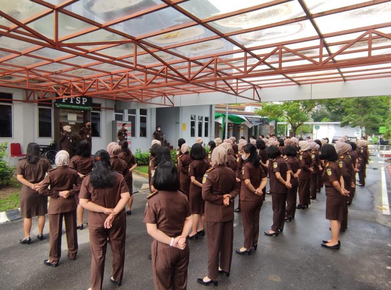 77 Orang Adhyaksa Muda Bertugas di Riau