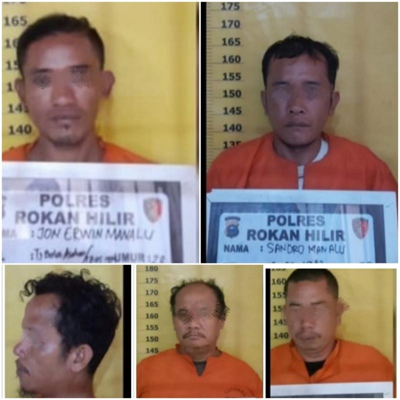 Rampok Toke Sawit, Lima Polisi Gadungan Diringkus