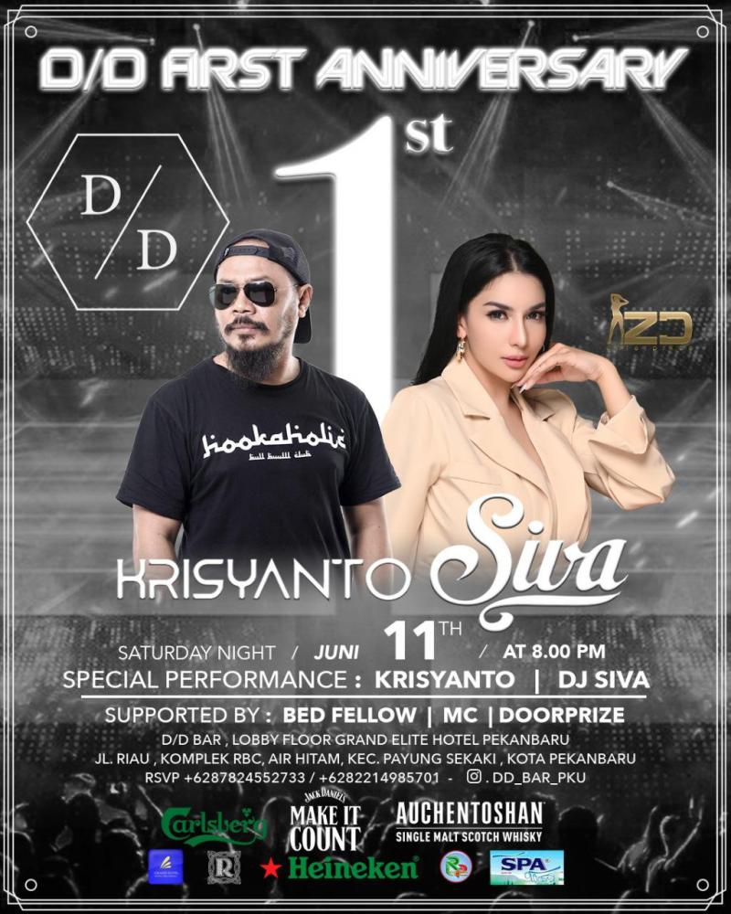 Anniversary Ke-1 D/D Bar, Krisyanto Jamrud Bakal "Hentak" Pengunjung