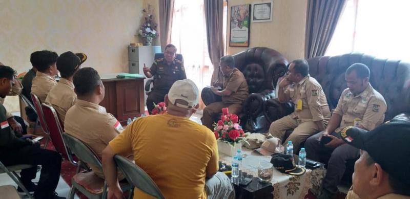 Asisten Intelijen Kejati Riau Datangi Kantor Camat Kampar Kiri, Ini Kegiatannya