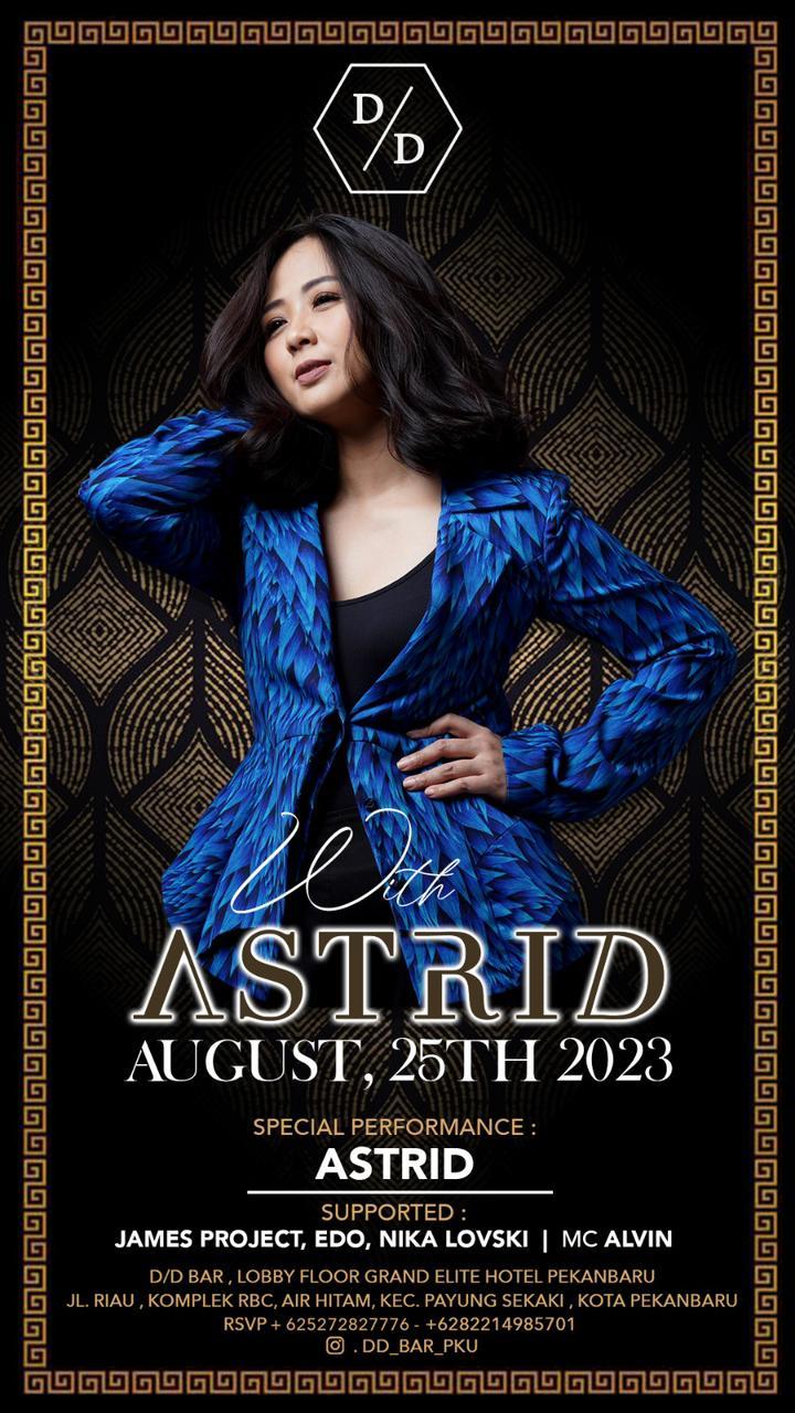Sapa Penggemar Setia di Pekanbaru, Astrid Show di D/D Bar