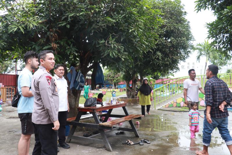 Kapolres Pelalawan Pantau Langsung Tempat Wisata