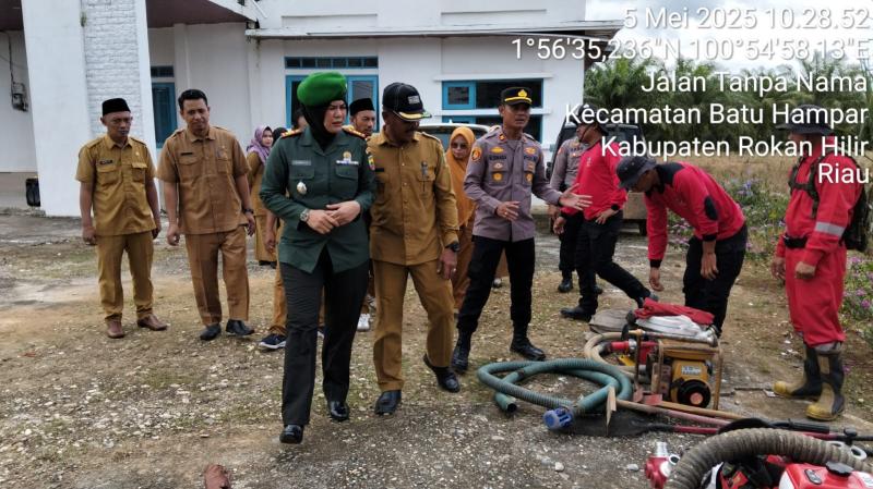 Kembali, Wadan Ramil 01/Bangko Hadiri Apel Kesiapsiagaan Penanganan Karhutla