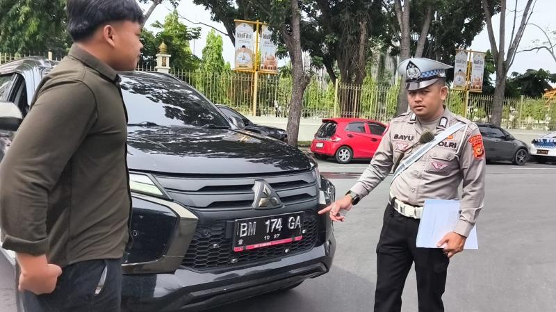 Puluhan TNKB Tak Sesuai Spesifikasi Terjaring Razia Gabungan