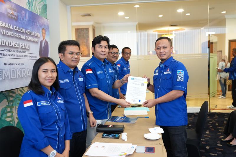 Agung Nugroho Jadi Calon Tunggal di Musda DPD Demokrat Riau 2026