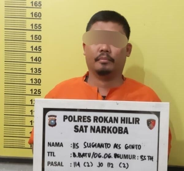 Sepekan Buron, Bandar Sabu di Rohil Ditangkap