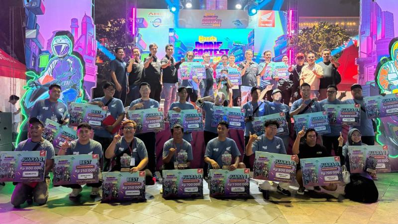 Honda Modif Contest 2026, Ratusan Karya Modifikator Riau Pukau Ribuan Pengunjung